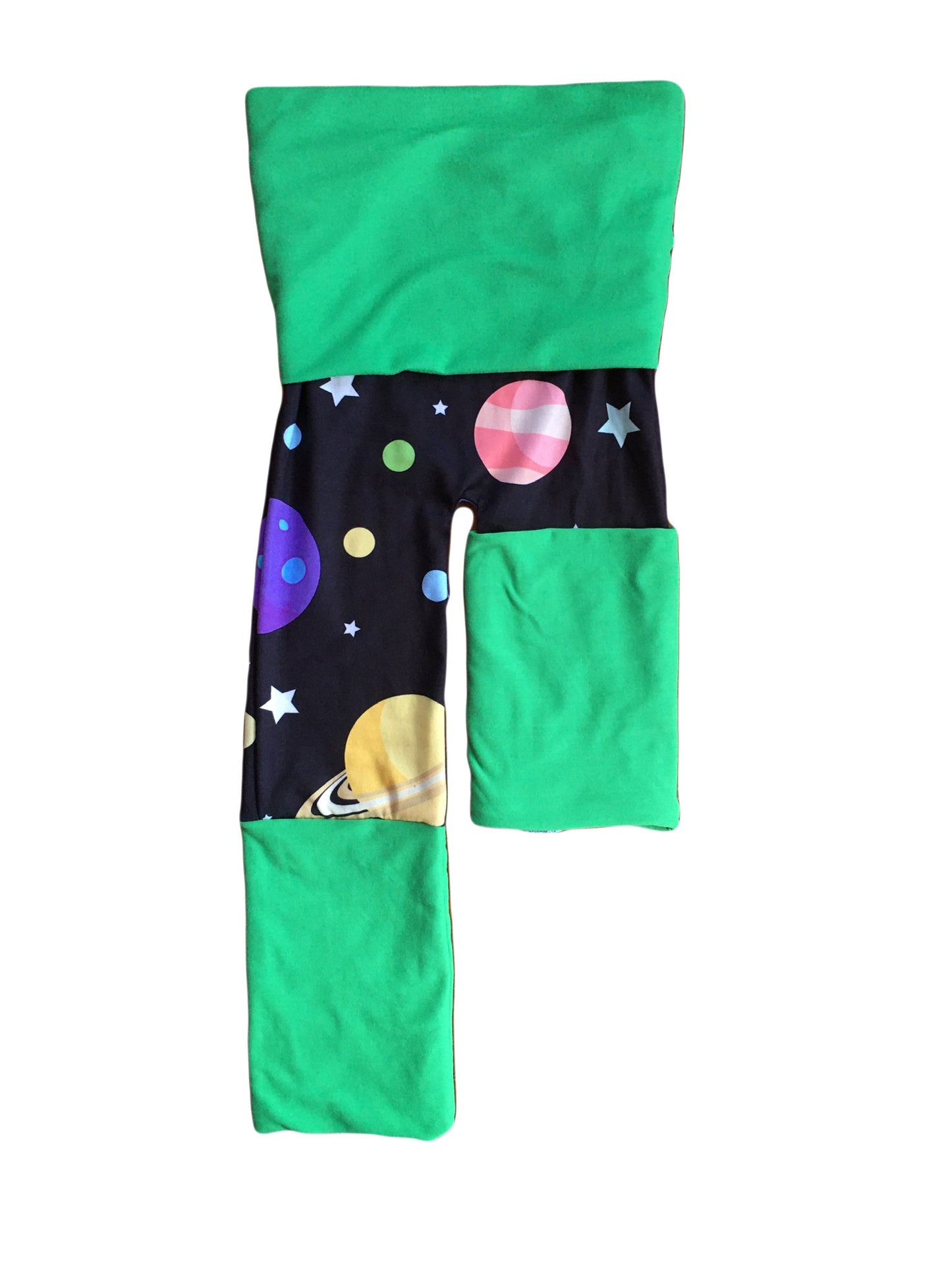 Adjustable Pants - Outer Space with Green
