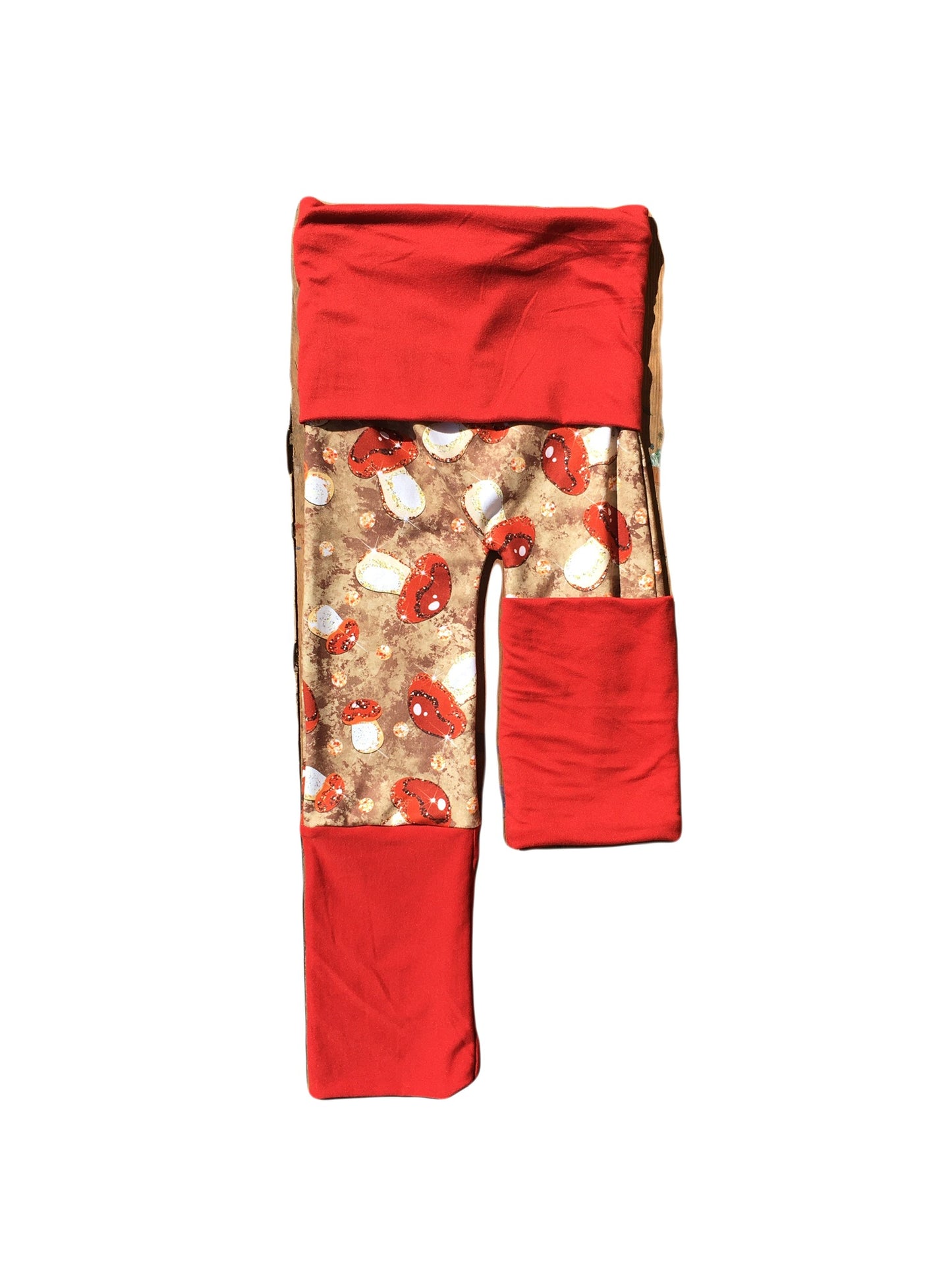 Adjustable Pants - Amanitas with Red