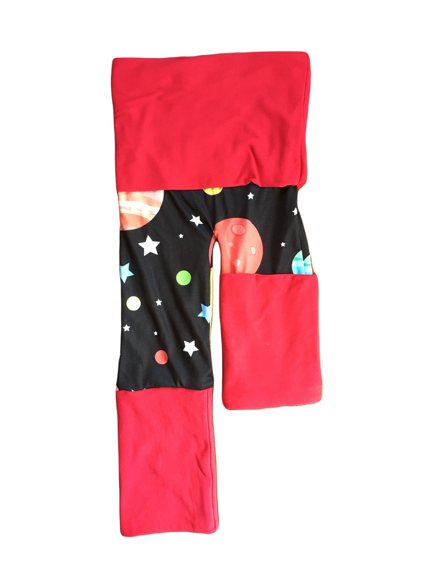 Adjustable Pants - Outer Space with Red