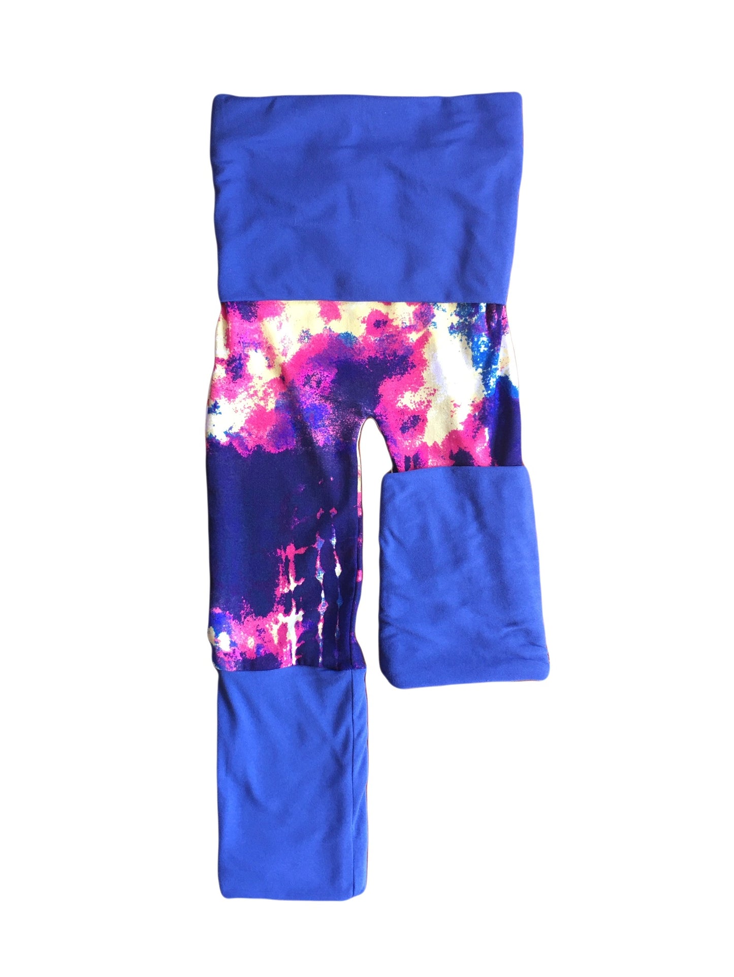Adjustable Pants - Tie-Dye with Dark Blue