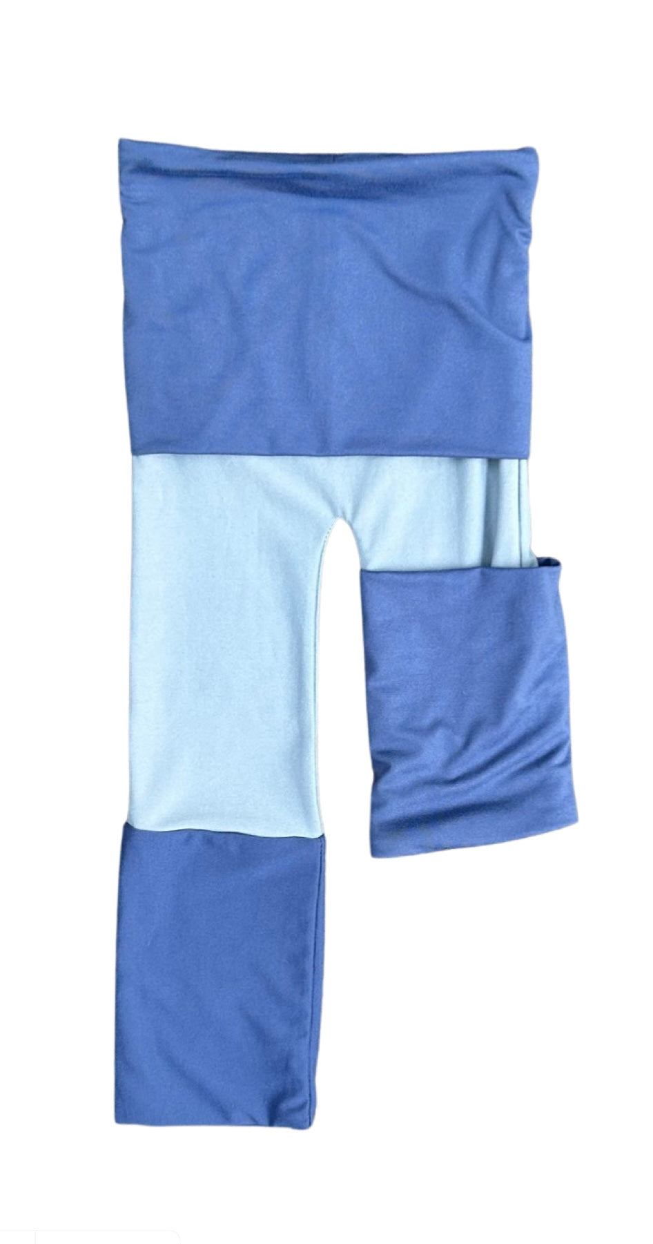 Adjustable Pants - Sky Blue with Light Blue