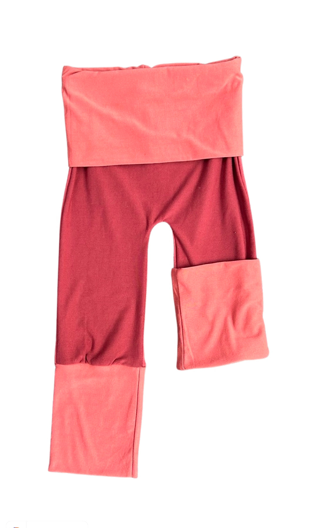 Adjustable Pants - Red with Pink