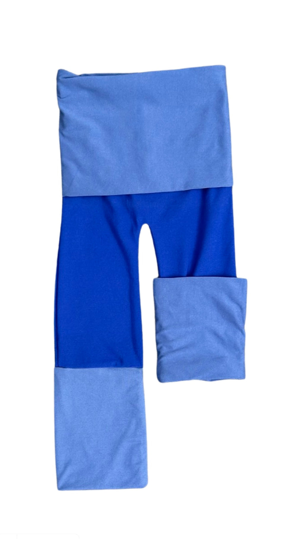 Adjustable Pants - Dark Blue with Light Blue