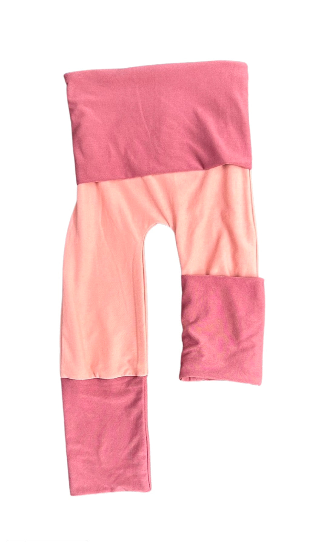 Adjustable Pants - Light Pink with Dark Pink