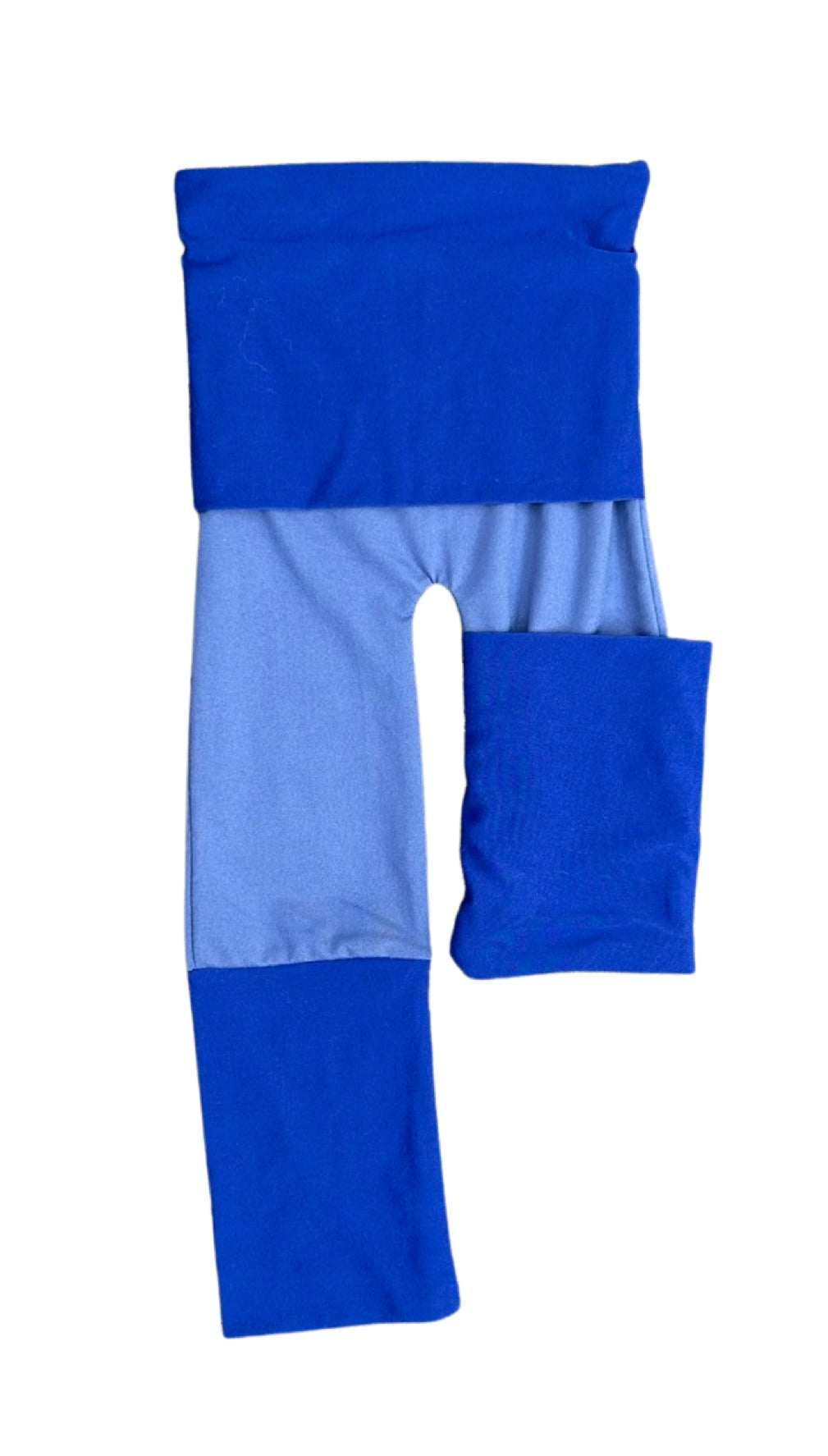 Adjustable Pants - Light Blue with Dark Blue