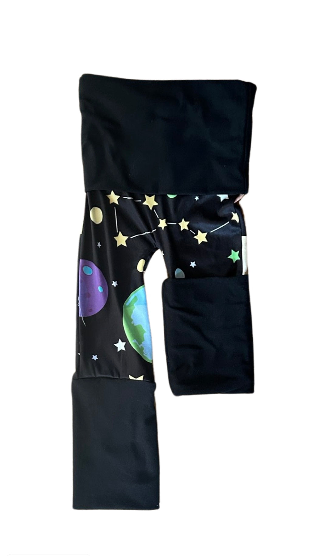 Adjustable Pants - Outer Space with Black