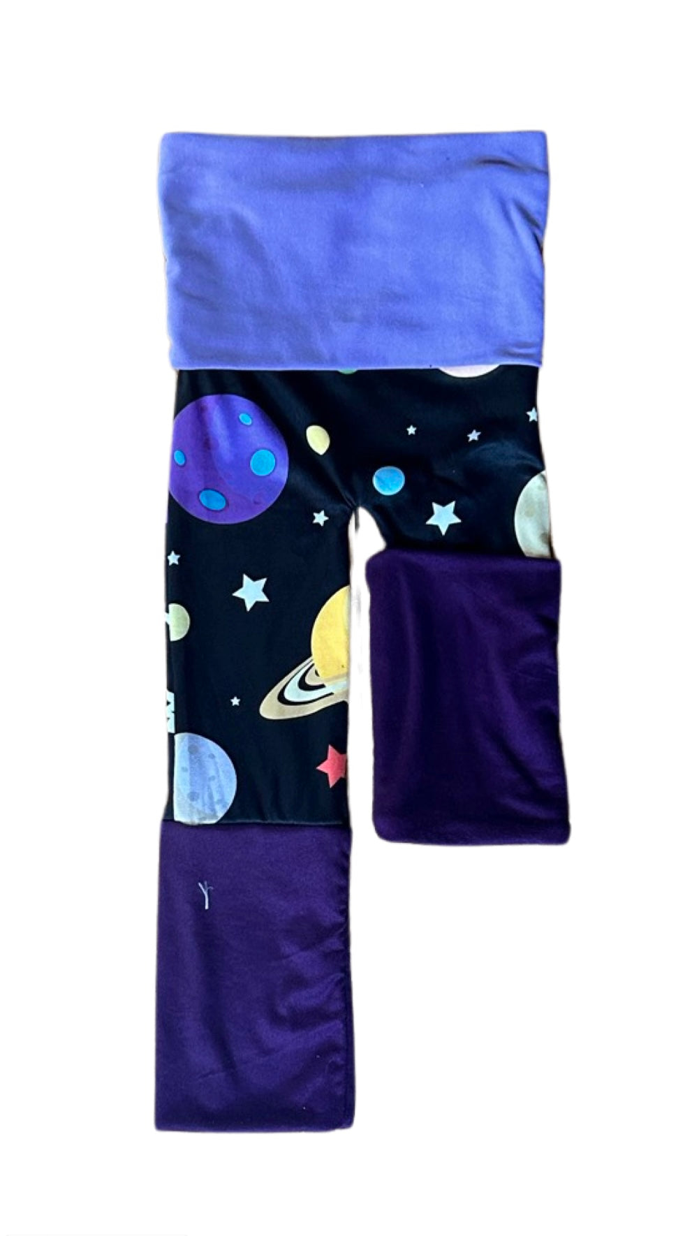 Adjustable Pants - Outer Space with Lavender and Dark Purple